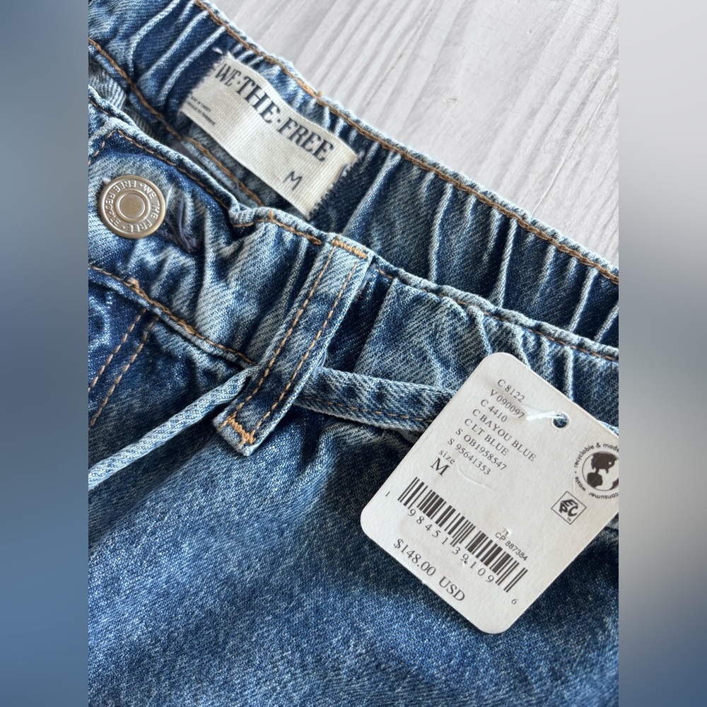 We The Free CRVY Outlaw Wide Leg Jean Size Medium NWT - Picture 5 of 5